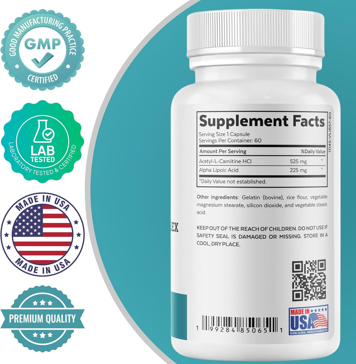 ALA & ALC Complex + Vitamin D3 K2 Bundle | Energy, Metabolism, Cognitive Support, Bone Strength, Immune Health & Daily Wellness