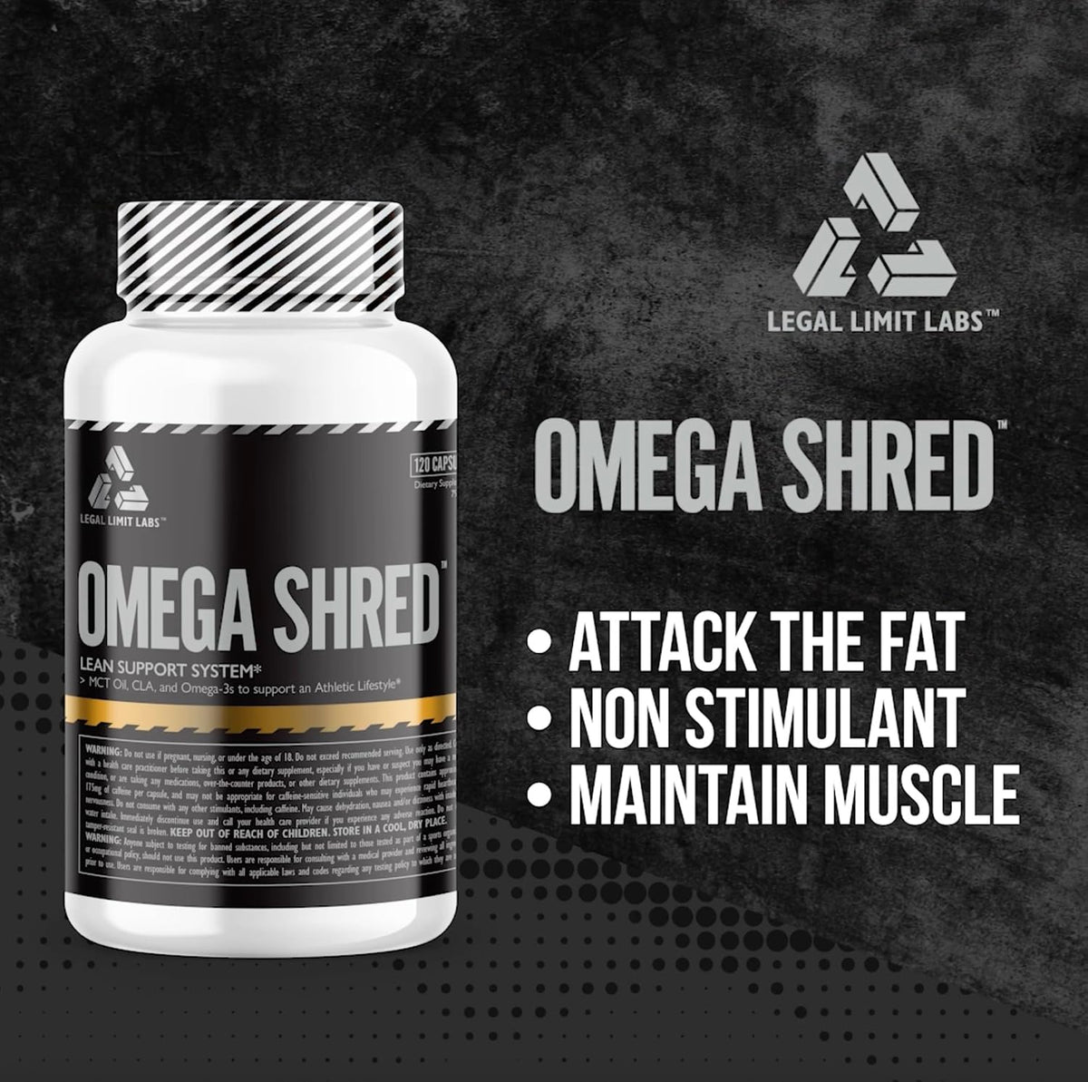 Legal Limit Labs Omega Shreds - MCT, CLA, DHA
