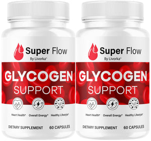 (2 Pack) Super Flow Glycogen Capsules - Official SuperFlow Advanced Glycogen Support Pills - Maximum Strength, Natural Formula Vitamins for Overall Health & Wellness Reviews, 120 Capsules for 2 Months LIVORKABuy Supplements Australia