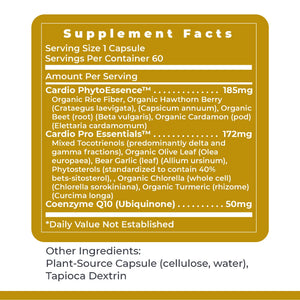 Premier Research Labs CardioVen - CoQ10, Coenzyme Q10, Co Q 10 Supplement 50mg, Ubiquinol with Chlorella, Tocotrienol & Cayenne Pepper for Heart Health, Antioxidant Support - 60 Vegetarian Capsules Premier Research LabsBuy Supplements Australia