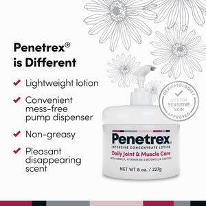Penetrex Joint & Muscle Care Lotion – Soothing Botanical Formula with Arnica, Vitamin B6 & MSM – Lightweight Easy to Apply Lotion - Fresh Disappearing Scent - for Everyday Movement Support PenetrexBuy Supplements Australia