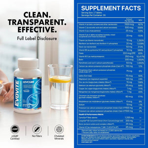Evogen Evovite - Elite Physique Multivitamin for Women & Men | Advanced Formula for Endurance, Recovery, & Joint Health | Evogen
