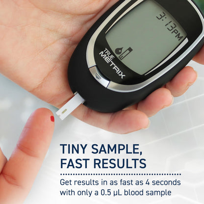TRUE METRIX GO Meter Value Kit, Blood Glucose Monitor and Testing Supplies | Includes Blood Glucose Meter, Case, 50 Test Strips, Lancing Device - Fast, Easy Testing Supplies for Home Use and Travel