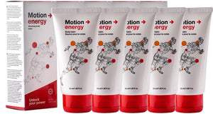 Motion Energy - Body Balm | Eucalyptus, Rosemary, Cinnamon Essential Oils & Ginger | 50 ml | 5 Pack Motion EnergyBuy Supplements Australia