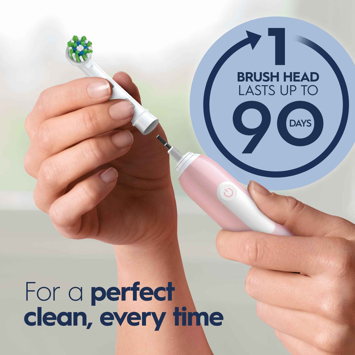 Oral-B Pro 1000 Rechargeable Electric Toothbrush, Pink