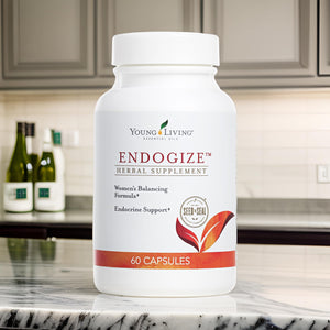 Young Living - EndoGize 60 Capsules | Hormonal Health & Endocrine System Support with Essential Oils | Daily Herbal Supplement for Women's Wellness & Balancing Formula Young Living buy supplements Au