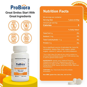 ProBiora Professional Strength Oral Probiotics for Teeth and Gums | Dental Probiotic for Oral Health | Bad Breath Treatment for Adults | Tooth Whitening