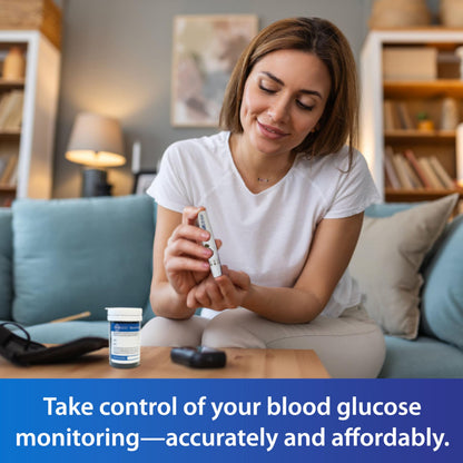 TRUENESS Blood Glucose Test Strips, 50 Count | Blood Glucose Test Strips Compatible with TRUENESS Family of Self Monitoring Blood Glucose Meters, Fast 5 Second Results