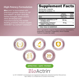 SIGNIFY NATURE Bioactrin Vaginal Probiotics for Women - Bacterial Vaginosis & Yeast Infection Treatment - BV Probiotic - pH Vaginitis Support-28 Pills SIGNIFY NATUREBuy Supplements Australia