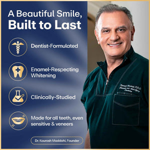 Lumineux Teeth Whitening Strips Kit - 9 Treatments (1 Month) - Peroxide Free - Enamel Safe for Whiter Teeth - Whitening Without The Sensitivity