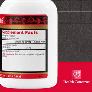 Health Concerns Serramend – Immune Defense Support Supplement – Serrapeptase Proteolytic Enzyme – Blood Circulation – Chinese Herbal Supplement for Men & Women – 180 Capsules Health ConcernsBuy Supplements Australia