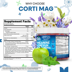 Clean Nutra Cortisol Supplement Gummies L-Theanine Magnesium Ashwagandha Apigenin Vitamin B6 Sleep and Calm Support Lavender Chicory Prebiotic Advanced Gummy Formula Clean NutraceuticalsBuy Supplements Australia