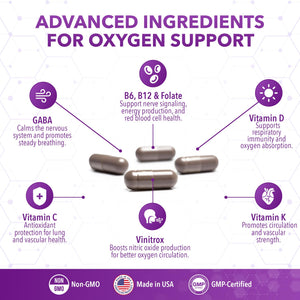 Real Science Oxygenate Miracle – Daily Lung & Circulation Support Supplement for Breathing Comfort and Energy – Supports Respiratory Function and Overall Wellness, 60 Caps Real Science NutritionBuy Supplements Australia