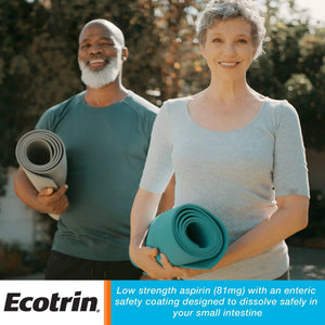 Ecotrin Low Strength Aspirin Arthritis Pain Relief, Safety Coated 81mg Aspirin Tablets for Arthritis, Toothache & Headache Relief, 365 Count EcotrinBuy Supplements Australia