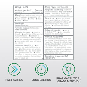 Biofreeze Professional Pain Relief Roll On, Travel Size Arthritis Discomfort Reliever, Fast Acting & Long Lasting Formula, Cooling Menthol Gel 3 Fl Oz (Pack of 3) BiofreezeBuy Supplements Australia