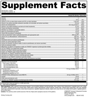 XYMOGEN Foundation Essentials - Daily Supplement Packets for Overall Health - Fish Oil, Magnesium & Probiotics - Travel-Friendly - Gluten-Free & Non-GMO - 30 Packets XYMOGENBuy Supplements Australia