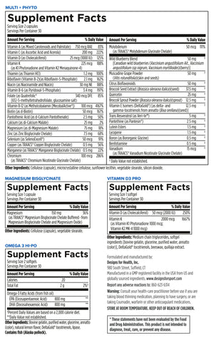 Designs for Sport Vitamin Packs - NSF Certified for Sport Power Pack with Daily Multivitamin, Fish Oil Omega-3, Magnesium Glycinate & Vitamin D3 + K - Athlete's Supplement Stack (30 Packets) Designs for SportBuy Supplements Australia