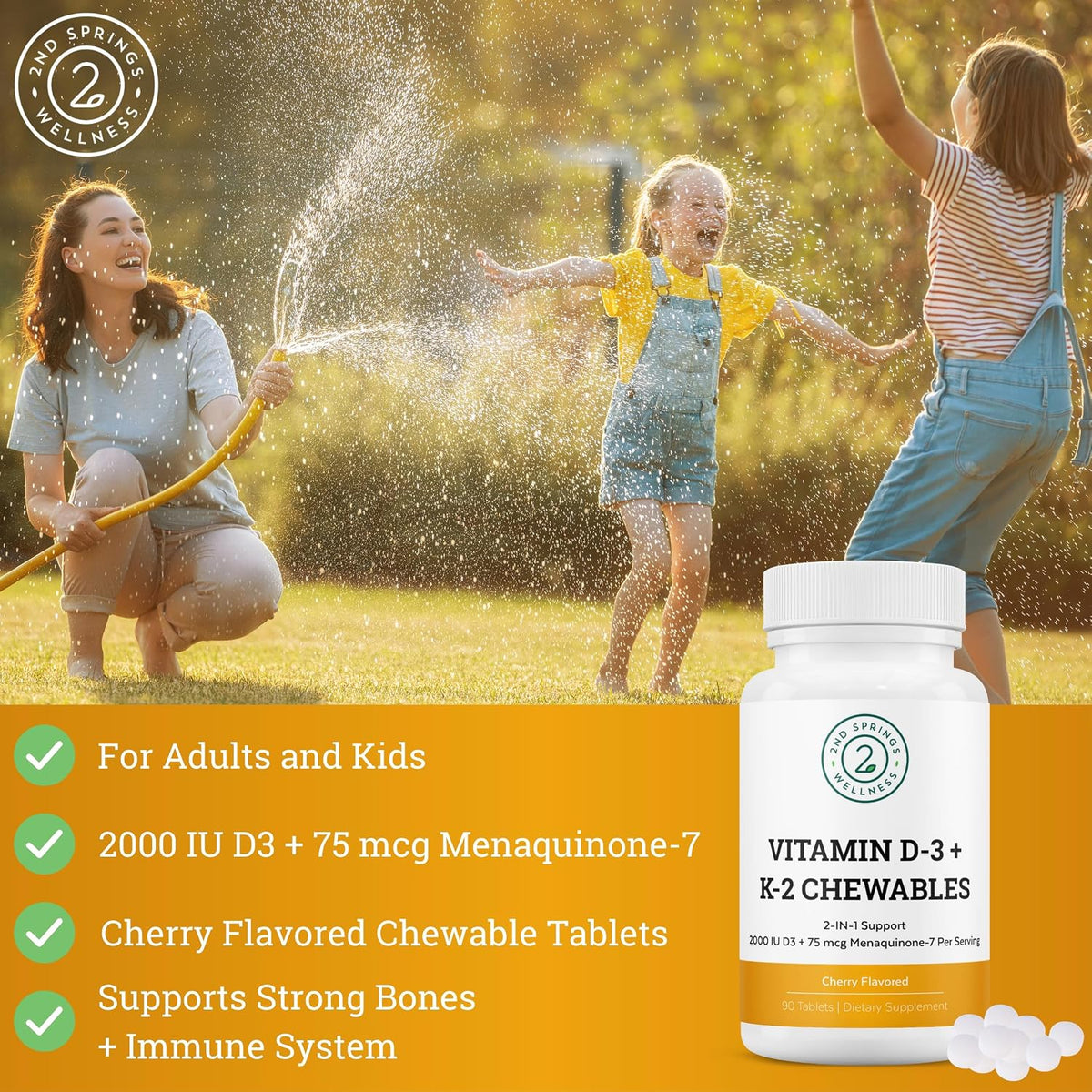 Men's Daily 7 Essentials & Vitamin D3+K2 Bundle