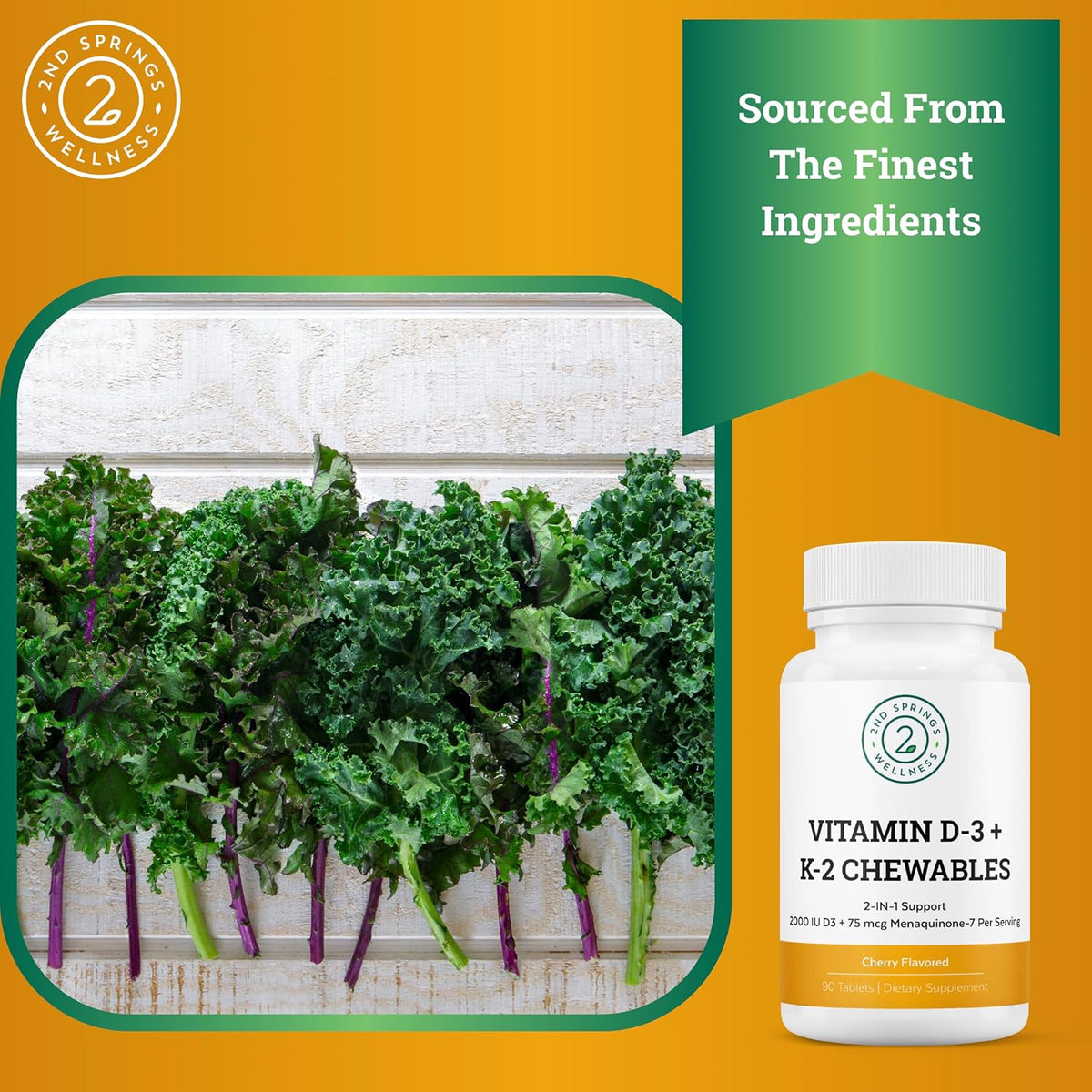 Women's Daily 7 Essentials, Vitamin D3 + K2 Chewables & Sleep Well Bundle