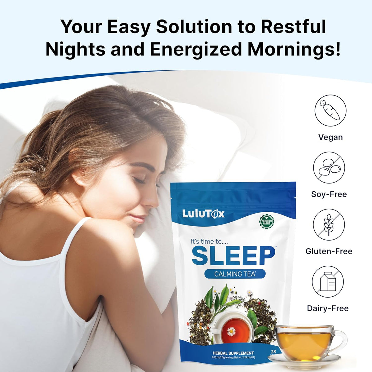 Wellamoon Sleep Patches & Lulutox Sleep Tea Bundle (84 Patches & 28 Servings) - PrimeBioHealth - canada supplements